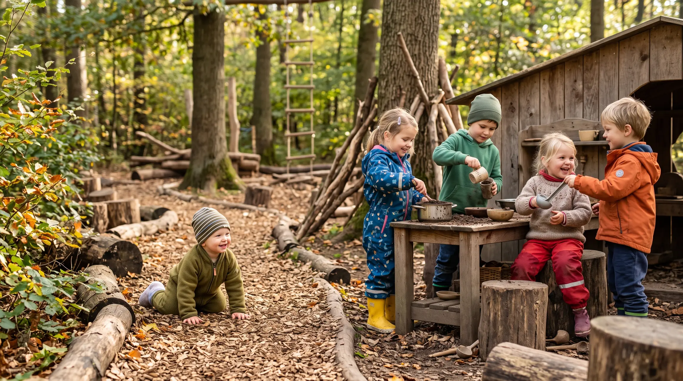 Betreuungsformen Krippe, Kita und Kindergarten gegenübergestellt